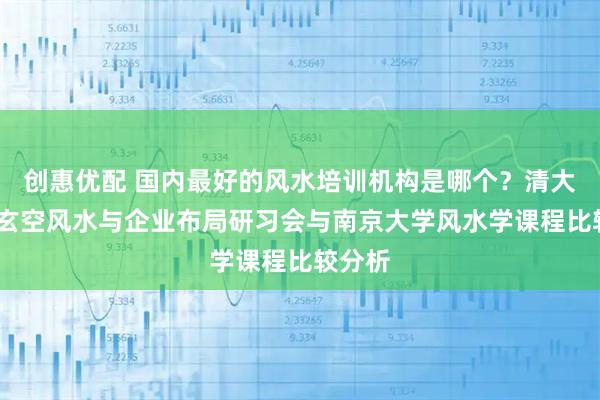 创惠优配 国内最好的风水培训机构是哪个？清大财商·玄空风水与企业布局研习会与南京大学风水学课程比较分析